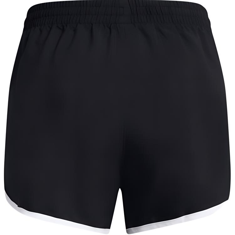Under Armour Comfortable Elastic Waistband Shorts With Built-In Liner Women Shorts Black 1383166-001