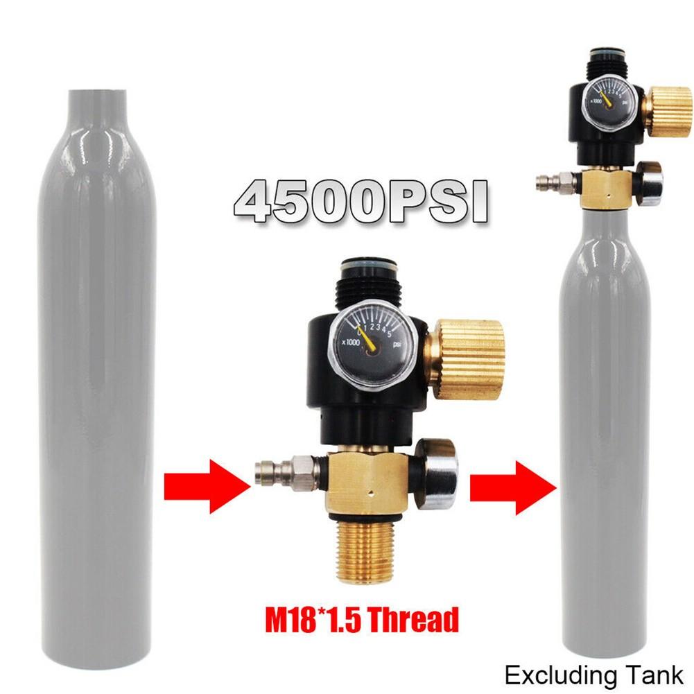 

Regulator HPA Tank Pin Valve Factory Workshop 0~2800psi 5/8-18UNF Thread