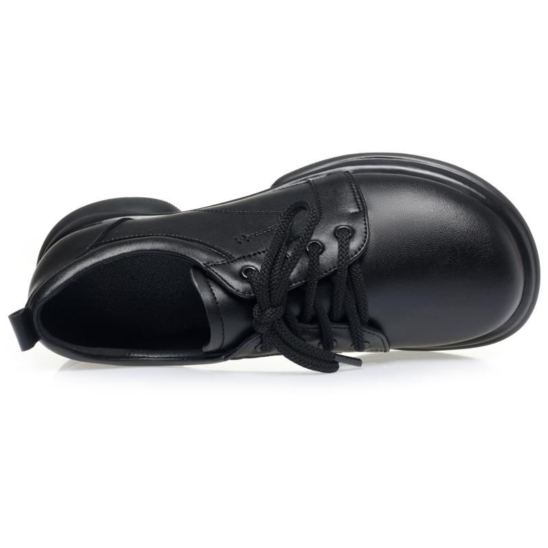 Fashion AIYUQI 2025 new women's leather shoes Non-slip and comfortable work shoes for women Large size lace-up Oxford shoes female