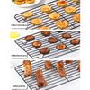 15Inch Turkey Roasting Pan Includes V-Shape Grill Rack Carbon Steel Roasting Tray Bakeware For Thanksgiving Christmas