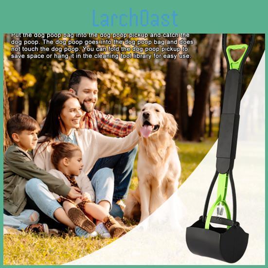 Pooper Handle No Long Scooper Touch Waste Pickup Tool For Large Medium Small Dogs Nonbreakable Folding Dog Poop Scooper For Lawn Grass Dirt Gravel