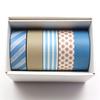 Kamoi Kakoshi Masking Tape mt Gift Box Grayish 15mm x 7m set MT05G014 5-roll