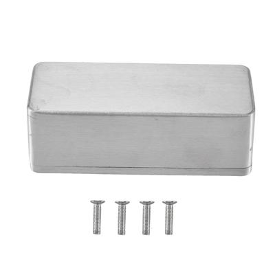 Dovhmoh Aluminum Electronics Project Box Case Enclosure Instrument 1590A Style Guitar Effects Aluminum Stompbox Parts and Accessories for Guitar