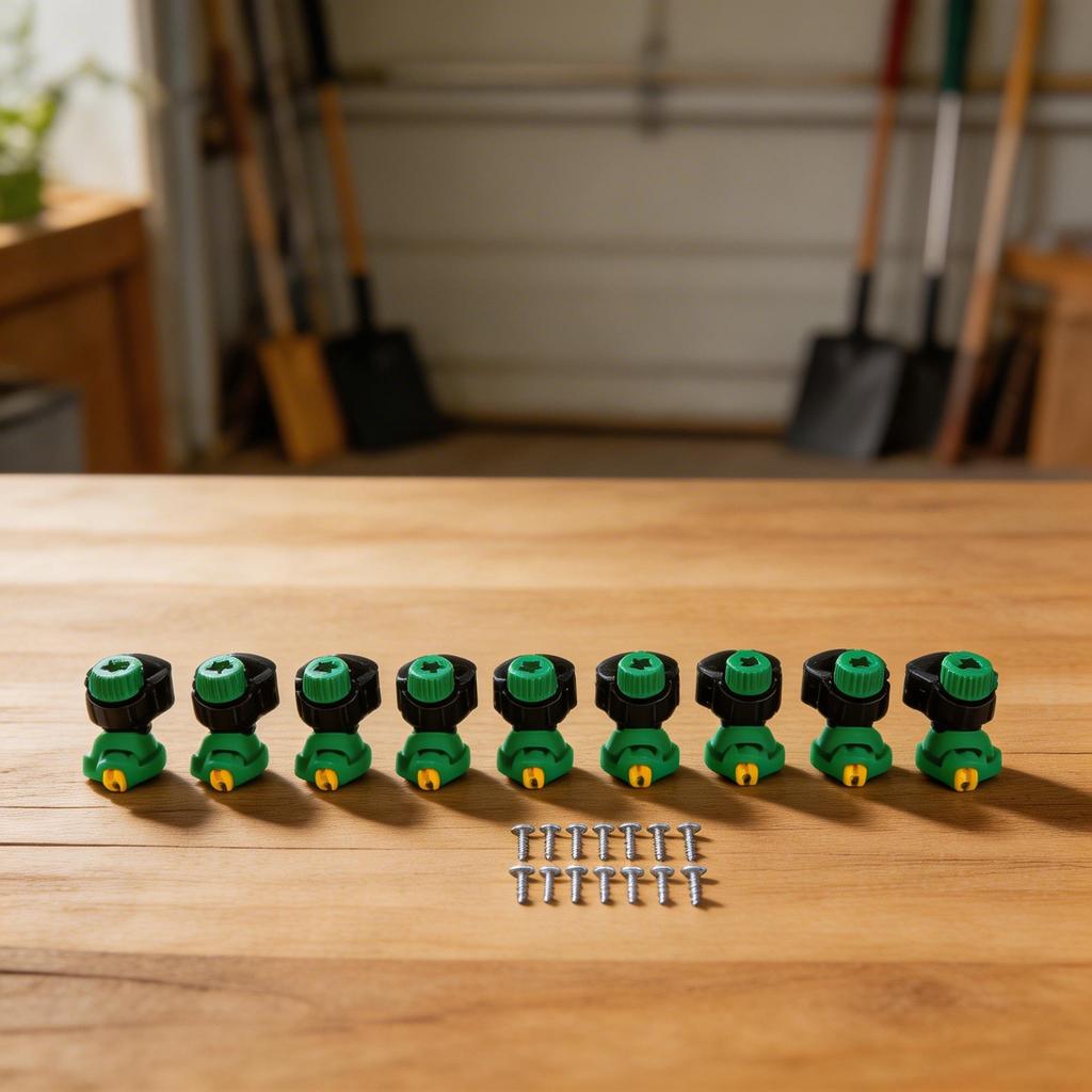 Agricultural Nozzles 10-Pack Built for Durability In Field Conditions and Optimized for Tractor-Based Sprayers