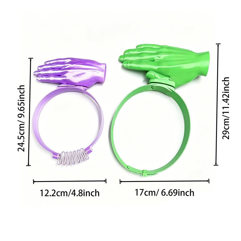 Funny Giant Hand Palm Sun Hat Creative Uv Protection Cap Adjustable Headband Novelty Photo Prop