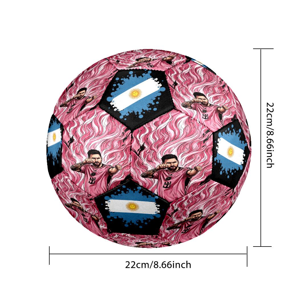 Messi 10 Number Legendary Msn Trio Size 5 Football Machine Sewn Indooroutdoor Universal Football Surprise Collection Gift