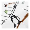 Somen Anbo Tenugui "Bird Party" - Hand-dyed 100% Cotton Tokka Fabric, Made in Japan, 35cm x 100cm - Wild Bird Illustration Design (15 Varieties),