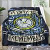 A Day To R-Remember Throw Soft Flannel Throw Summer Ac Blanket Lightweight Cool Nap Blanket For Sofa Bed Couch Travel