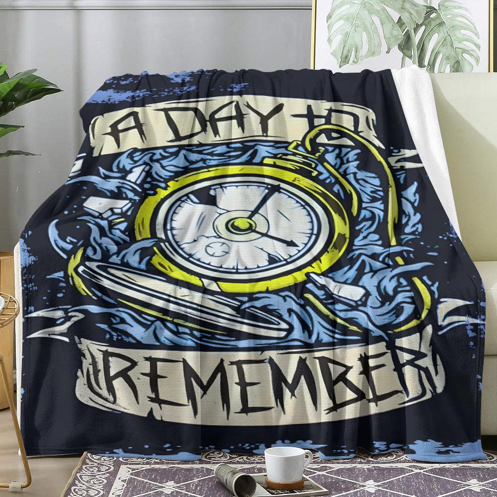 A Day To R-Remember Throw Soft Flannel Throw Summer Ac Blanket Lightweight Cool Nap Blanket For Sofa Bed Couch Travel