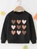 Children Girls Boys Sweatshirt Round Neck Long Sleeves Pullover Letter Slogan Holiday Gift Print Style Casual Clothing Spring