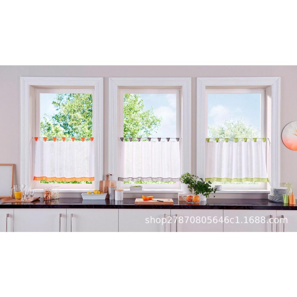High-Density Small Curtains, Small Coffee Curtains, Small Kitchen Curtains Ht-024