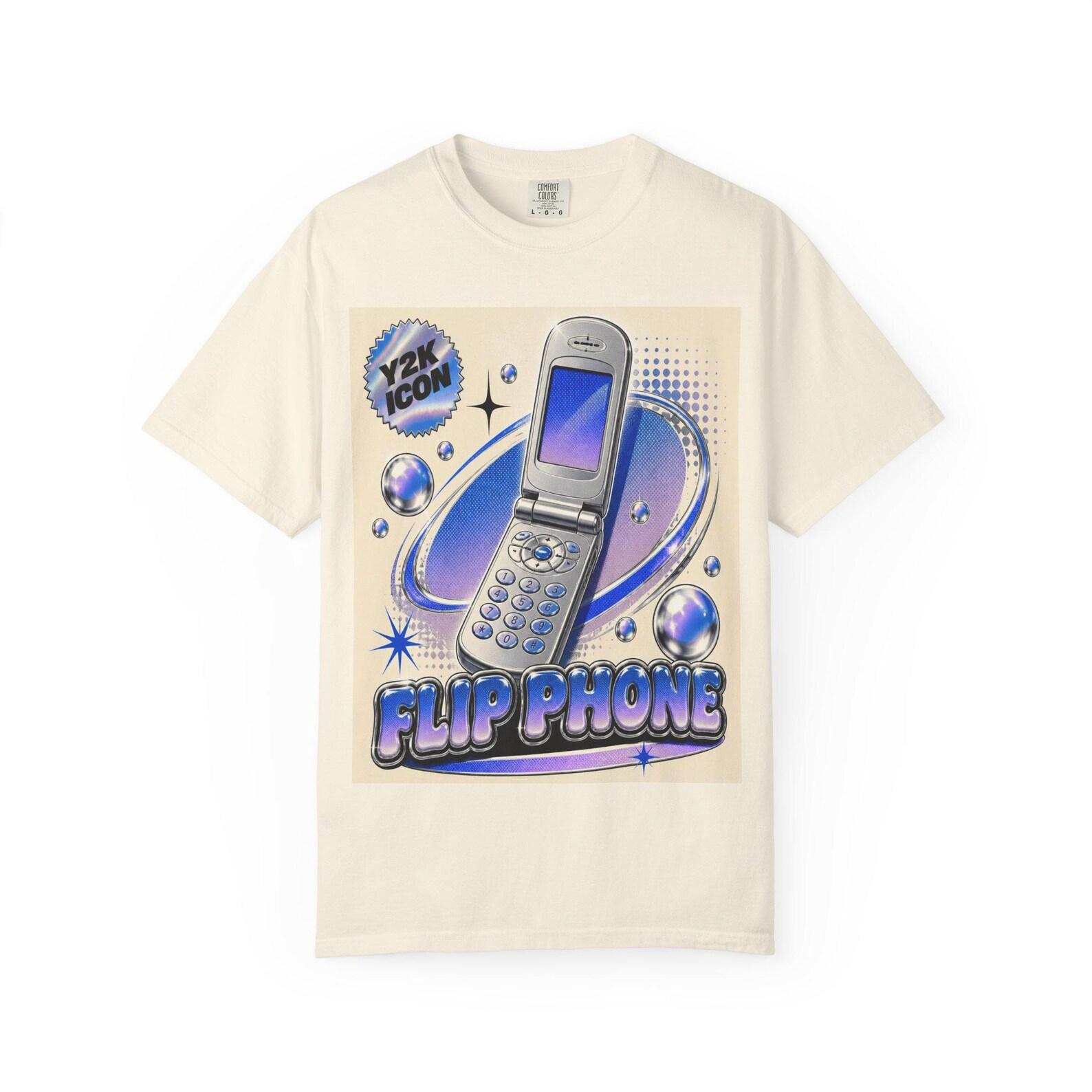 Flip Phone Y2K Icon Retro Shirt | Nostalgic 2000s Kid Tee Gift 120