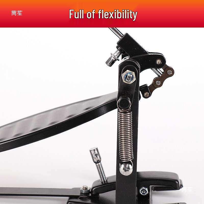 Aluminum Alloy Single Kick Drum Pedal - Jazz Drum Bass Pedal Accessory