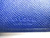 Authentic BVLGARI Blue Leather Bifold Bil Wallet Compact Wallet #b129  Open Box