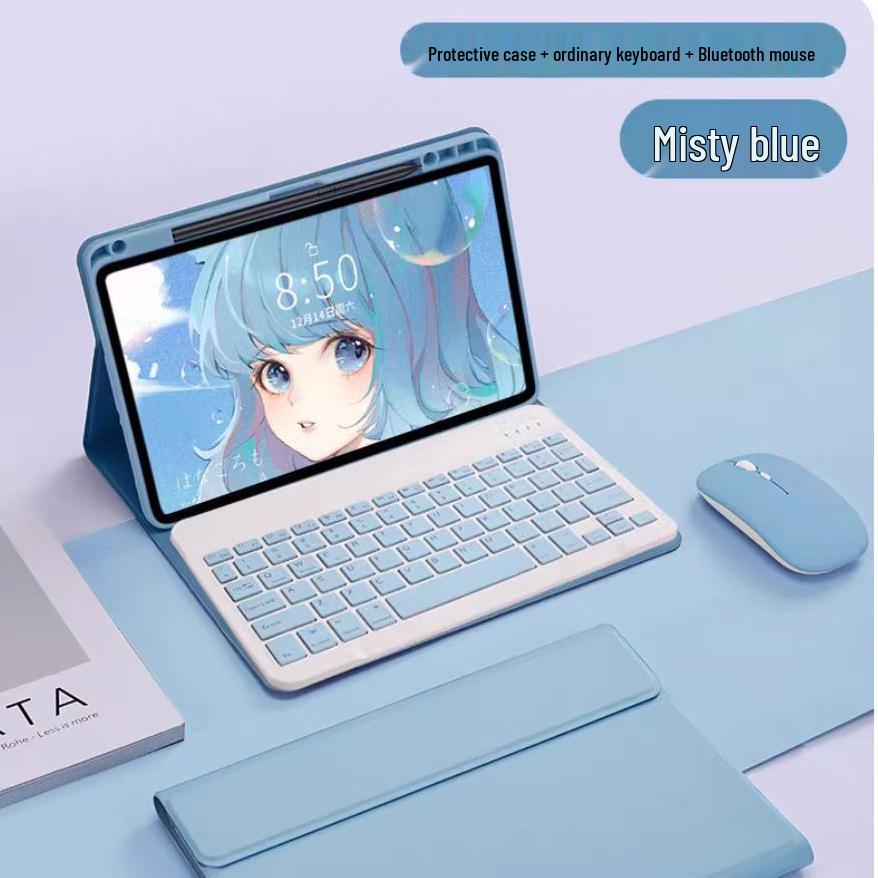 Redmi Pad Pro 12.1 Wireless Bluetooth Keyboard Protective Case with Spanish Language Support