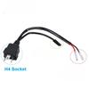 2Pcs H4 9003 LED Relay Cable Adapter Bi led Headlights Controller Wiring Lighting System 35W 55W  Headlights Harness