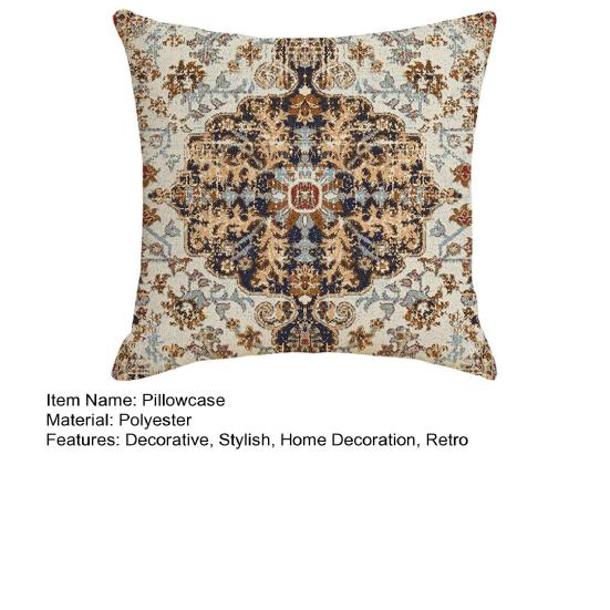 Boho povlaky na polštáře, 18 x 18 palců Bohemia Etnický styl Povlak na polštář, Dekorační povlak na polštář pro pohovku