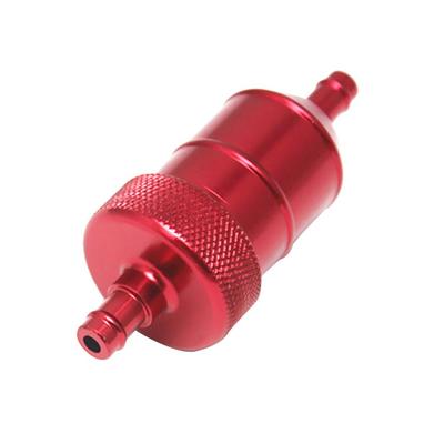 8mm 5/16 Universal Chrome Aluminum Fuel Filter Car Petrol Inline High Quality Aluminum