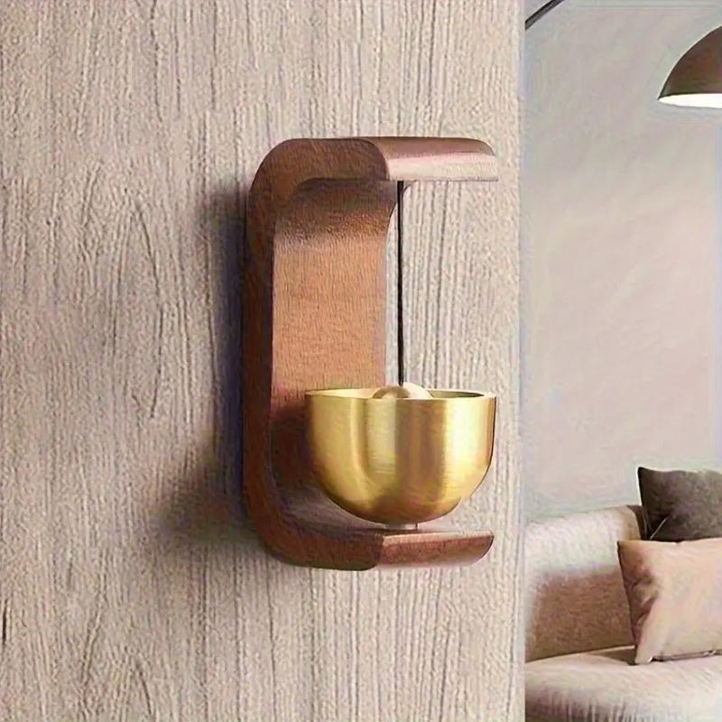 1PC Magnetic Exquisite Home Decor Wall Ornament Shop Reception Housewarming Gift Wind Chime Minimalist Style 7.5x4x3cm