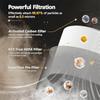 New 2pcs 1712-0110-00 Replacement Filter for A231 and A230 Air Purifier, HEPA Activated Carbon Filter