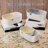 Sturdy Plastic Snack Container Double Layer Snack Bowl Double Layer Nut Bowl with Shell Storage for Snacks Kitchen Tool