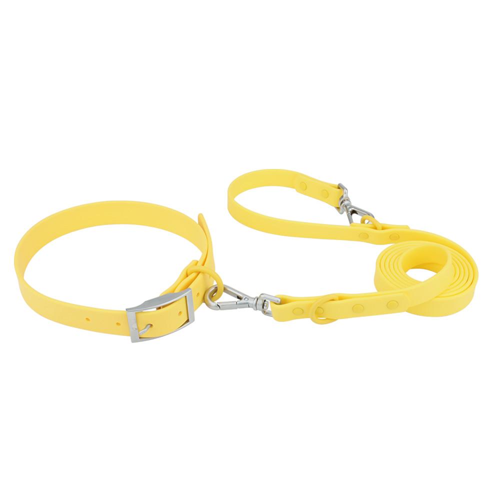 Set Collar Leash Pet PVC Cat Collar Leashes For Small Medium Big Dog Outdoor Walk