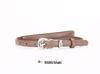 Women's Genuine Leather Fashion Belt - Versatile, Thin Cowhide Waistband for Suits & Dresses