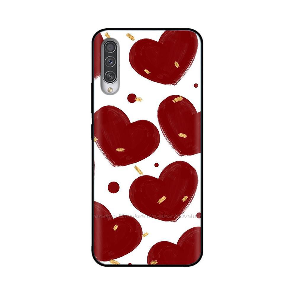 For Samsung Galaxy A50 Case Printed Cartoon Soft TPU Case Silicone Shockproof Back Cover For Samsung A50 A 50 Funny Phone Cases