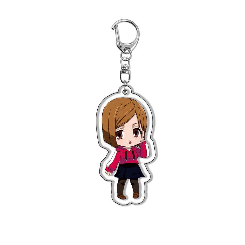 Anime Jujutsu Kaisen Acrylic Keychain Yuji Itadori Megumi Fushiguro Nobara Kugisaki Cute Cartoon Figure Pendant Bag Charm