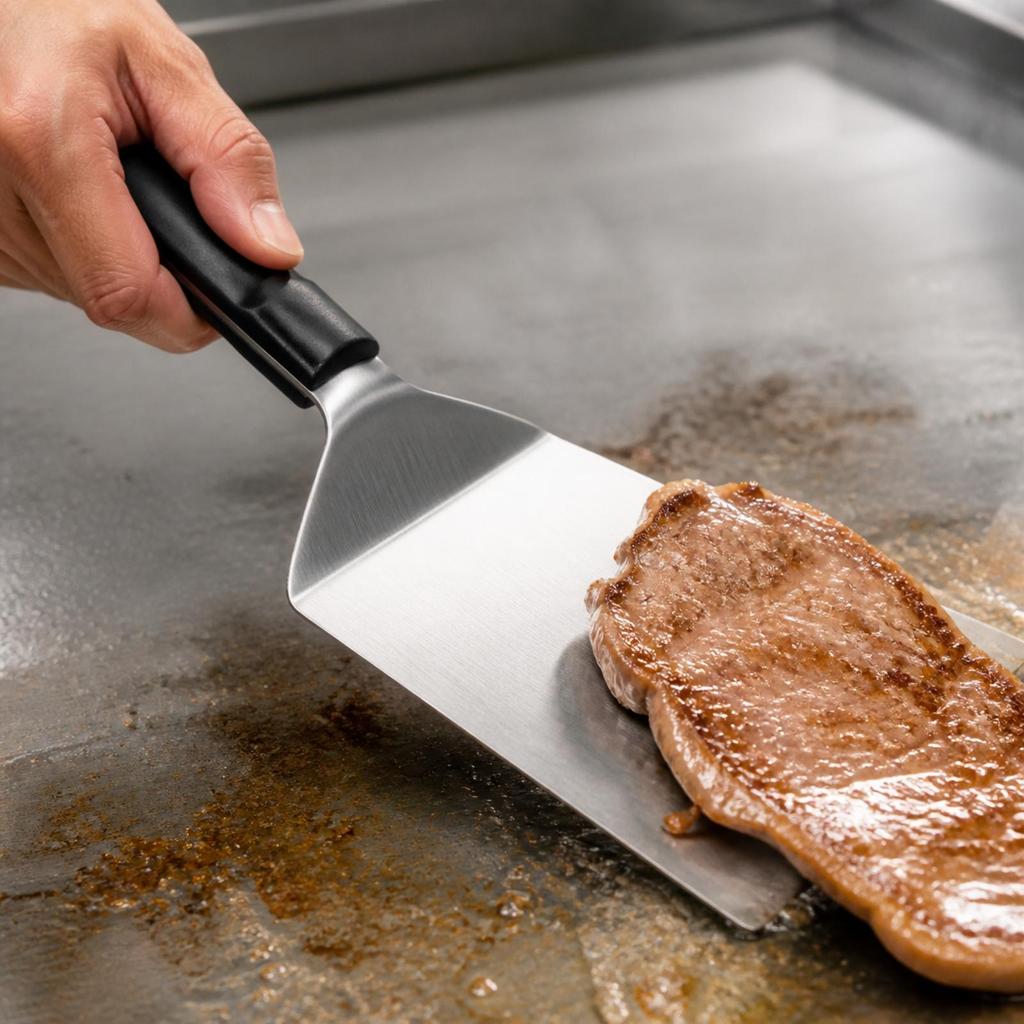 Flat-Surface Griddle Tools Kit Heavy Duty Stainless Steel