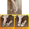 Fashion Bow Water Drill Summer Sandals For Women With Nonslip Pu Sole For Daily Wear