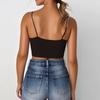 Damenmode Farbe Enganliegendes Westentop
