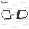 Real Soft Carbon Fiber Sticker For Honda Fit 2021 2022 2023 2024 2025 LHD RHD Car Storage Box Side of Center Console Trim