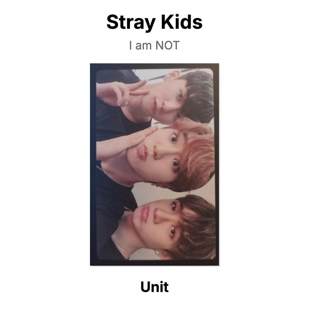 Stray Kids Ik ben GEEN Officiële Fotokaart