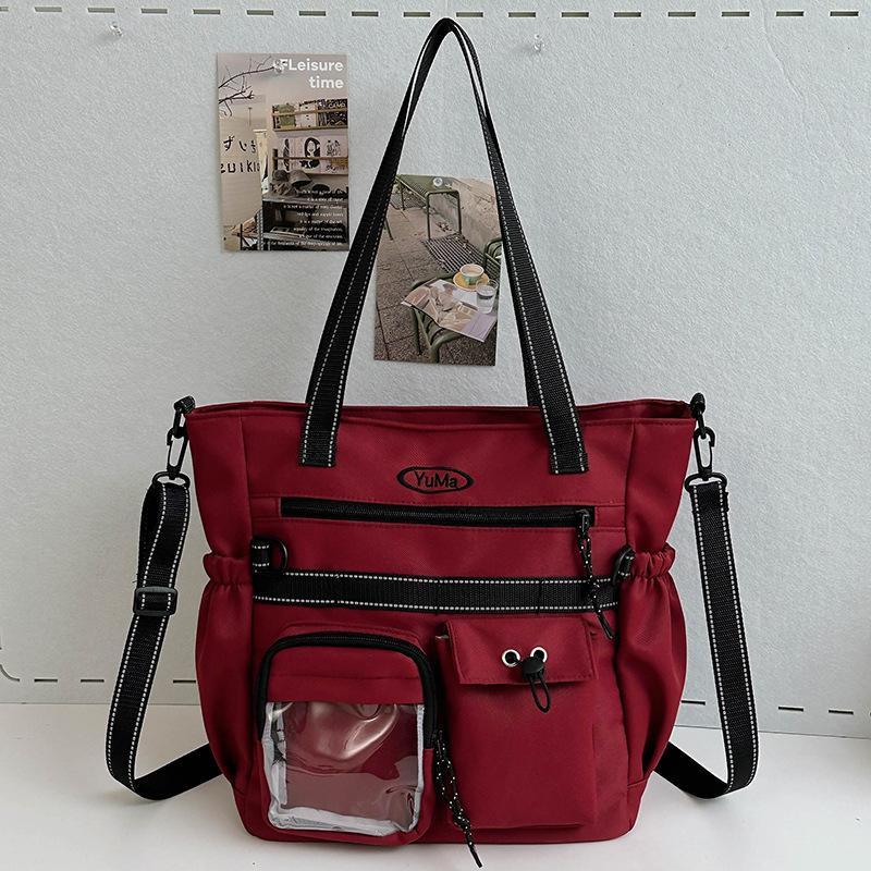 Schoolbag for Children Elementary School Students  Girls Junior High School Students  Large Capacity Color Blocking Backpacks  Backpacks