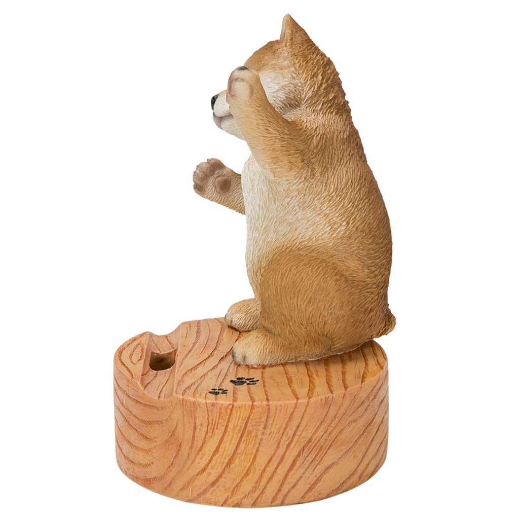 Ubia Dancing Shiba Inu Smartphone Stand, 11.7 X 9.8 X 15.2 Cm, Shiba Inu Figurine, Animal Figurine, Dog, Music, Dancing, Cute, H20364