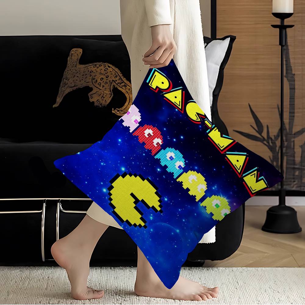 PPacMman Pillow Gift Home Office Decoration Pillow Bedroom Sofa Car Cushion CoverPillow Case
