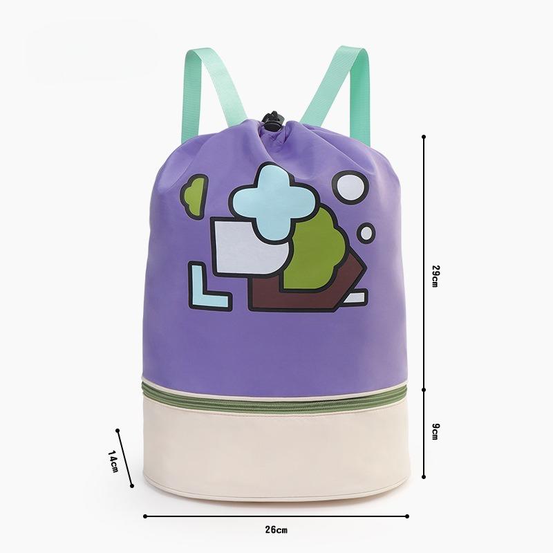 Children Swimming Bag Waterproof Dry Wet Separation Swimming Bags Training Sports Bag Kid Cartoon Backpack Boys Girls Beach Bag
