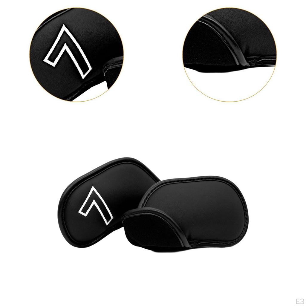 9 Pieces Golf Club Head Covers Accessories Premium Creative Golfer Equipment Fashion