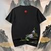 Men's Summer Embroidered Round Neck T-shirt - Fashionable and Versatile