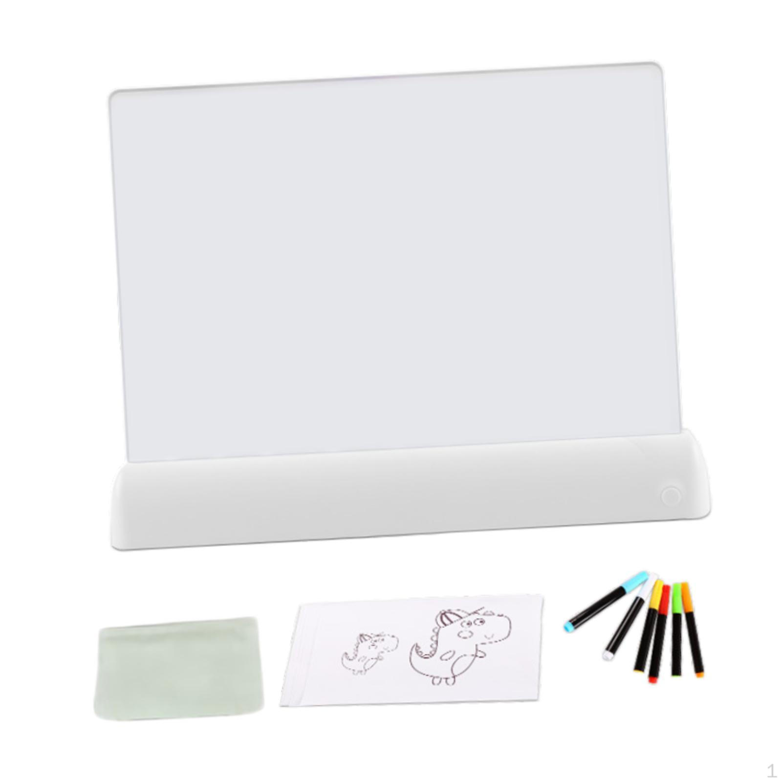 

Акриловая доска для рисования, доска для сообщений, стираемая, письмо-памятка 3D флуоресцентная с подсветкой