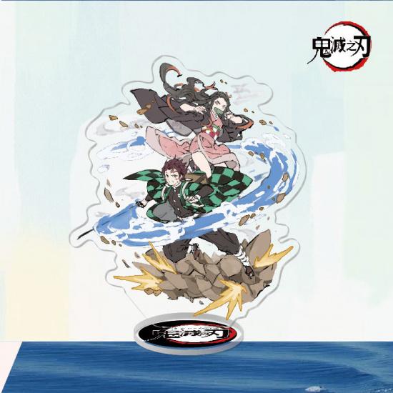 

Anime Peripheral Kimetsu No Yaiba Tanjirou Nezuko Yi Zhi Fu Butterfly Endure Acrylic Standing Sign Decorative Ornaments 39