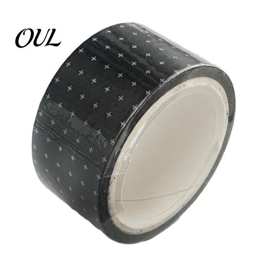 Easy Cut Washi Tape Schwarz Weiß Gitterband, Karomuster Dekoratives Abdeckband Scrapbooking für Kunst, DIY-Basteln, Notizbücher, Planer, Scrapbooking, Geschenk