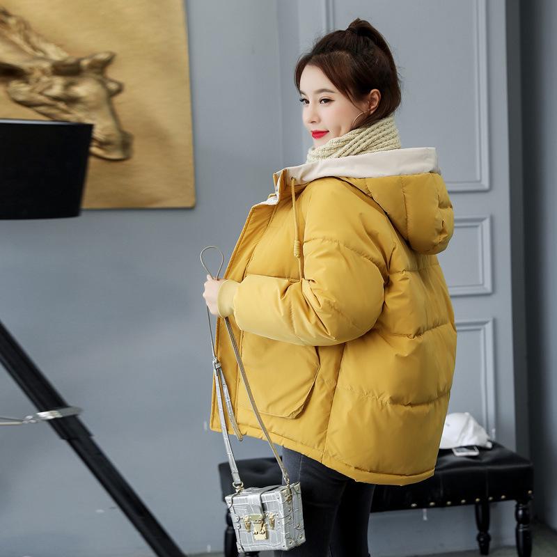 Women's Short Winter Down Cotton Coat 2023: Loose, Thickened, Plus Velvet, Korean Style