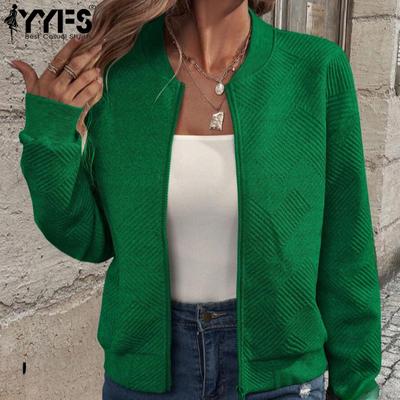 Damenmode Casual Herbst Winter Einfarbig Druck Langarm Halb Rollkragen Mäntel