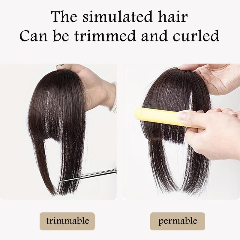 Bangs Wig Synthetic Bangs Lady Invisible Bangs  Age Reduction Forehead Wig Piece Wigs For Women A Variety of Colors Are Available