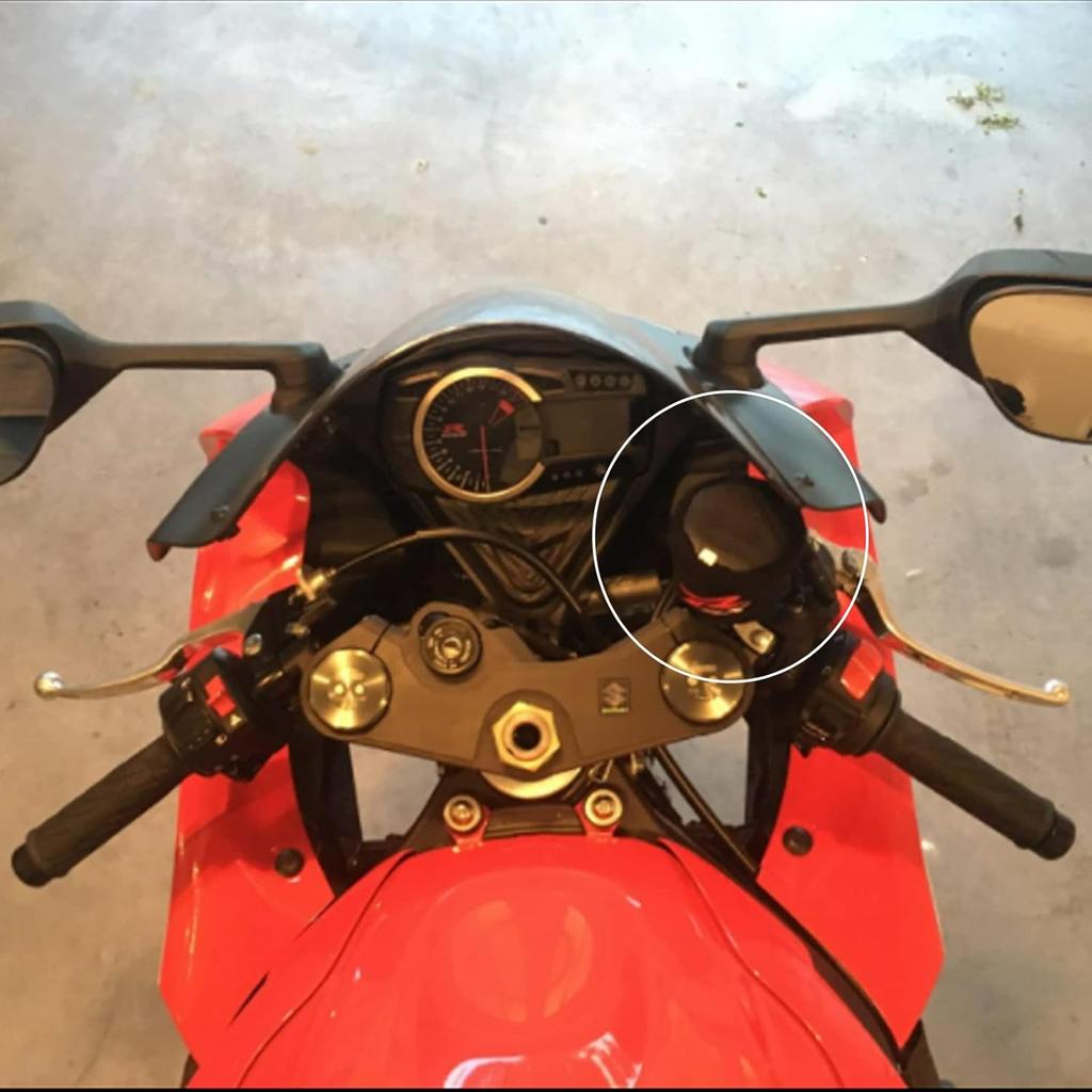 MOWOK Fits For Suzuki GSXR 600 GSX-R 750 1000 1100 1500 1300 Hayabusa Front Brake Fluid Oil Reservoir Cover Sock