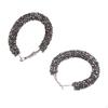 Elegant Crystal Hoop Earrings for Women - Stylish and Versatile Jewelry