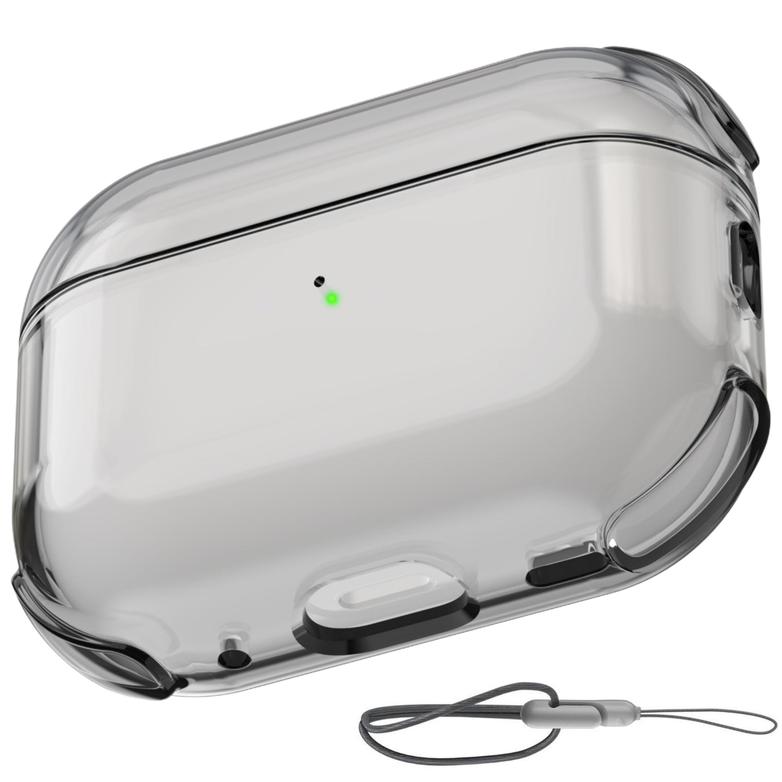 

(чистый) для AirPods Pro 3 Чехол для наушников Прозрачная крышка со шнурком Мягкий прозрачный защитный чехол для AirPods Pro 3-го поколения for AirPods Pro 3