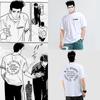 Anime Slam Dunk T Shirt Unisex /Women Harajuku Graphic Hanamichi Tshirt Unisex Unisexga Cartoon Aesthetic Letter Print Cotton Tee Shirt